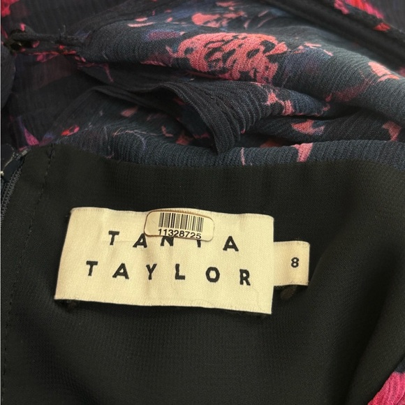 Tanya Taylor Falling Floral Carti silk ruffle boho mini Dress Size 8 - Picture 3 of 16